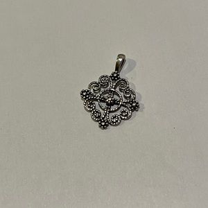 RARE Twisted Wire Lacy Cross charm